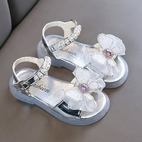 _ _ _ Sandale za malu djecu, vjenčane sandale za djevojčice, srebrne
