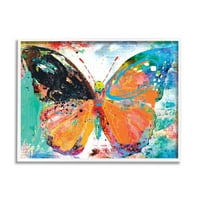 Stupell Industries podebljani leptir ilustracija Speckled Collage Style 11, Dizajn Porter Hastings