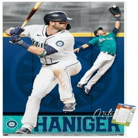 Seattle Mariners - Mitch Haniger Wall Poster, 14.725 22.375