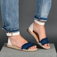 Tvrtka Brinli. Ženske sandale od espadrile od stiropora