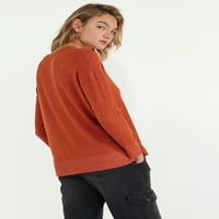 Time i TRU ženski mekani hacci pleteni pulover, veličine xs-xxxl