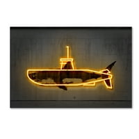 Zaštitni znak likovna umjetnost 'Žuta podmornica' platno umjetnost Octavian Mielu