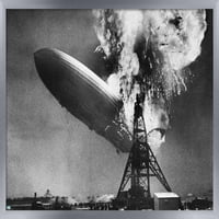 Plakat na zidu o katastrofi u Hindenburgu, 14.725 22.375