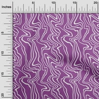 Jednobojna pamučna svilena ljubičasta Tkanina Moire materijal za šivanje tkanina s otiskom širine dvorišta