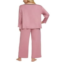 Jedinstveni prijedlozi Ženski kompleti pidžame izrađeni od modalne košulje dugih rukava i hlača za spavanje