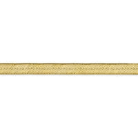 Svileni lanac riblje kosti od 14k žutog zlata