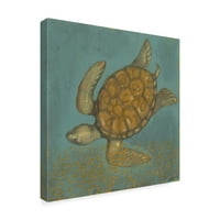 Zaštitni znak likovna umjetnost 'Sea Turtle II' platno umjetnost Normana Wyatta