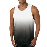 Muške majice A. D. grafičke majice rasprodaja ispod nove muške gradijentne majice s printom 3 A. casual sportska majica bez rukava