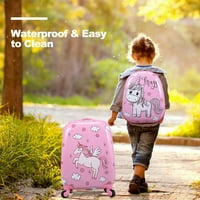 Dječji komplet za prtljagu iz crtića, komplet za ručnu prtljagu za dječake i djevojčice, jednorog