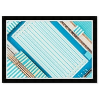 Wynwood Studio tiskara Sports i timovi plivajući zidne umjetnosti platno print plavi cijan 19x13