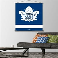 Toronto Maple Leafs - zidni plakat s logotipom u magnetskom okviru, 22.375 34