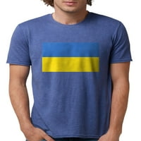 Majica zastave Ukrajine-muška majica od troslojne tkanine