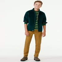 Besplatni montažni dječaci Corduroy Harrington jakna, veličina 4-18