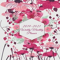 - Tjedni mjesečni planer: prekrasna ružičasta cvjetna, THR