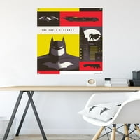 100. Godišnjica - zidni poster s Batmanom i gumbima, 22.375 34