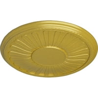 Stropni medaljon od 9 8 1 4, ručno oslikan zasićenim zlatom