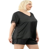 Jedinstveni prijedlozi Ženska odjeća za slobodno vrijeme Plus Size s čipkastim umetcima, rastezljivim pidžamama, setovima pidžama