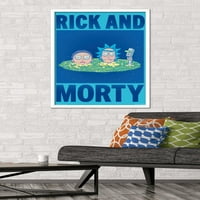 Rick i Mortie-naslovni plakat na zidu, 22.375 34