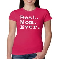 Divlji Bobbi ponosna najbolja mama ikad Majčin dan Ženska majica u majici, crvena, Plus Size
