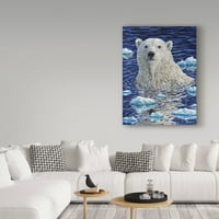 Zaštitni znak likovna umjetnost 'Polarno slikanje medvjeda' platno umjetnost Jeffa Tifta