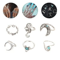Set modnih prstenova za prste univerzalni pribor za nakit