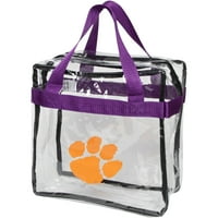 Clemson Tigers Clear Basic Messenger Tote Torba