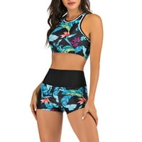 Ženski bikini s printom cijevi dva bikinija push-up kupaći kostim odjeća za plažu Plus size kupaći kostim za žene