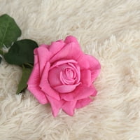 Umjetno cvijeće _ Plastični Flanel ružičasti cvjetovi za svadbene zabave Kućni dizajn buketa dekor