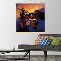 Stripovi: tamni umjetnički poster-Čudesna žena na zidu s magnetskim okvirom, 22.375 34