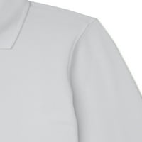 Wonder Nation Boys School Uniforma Pique Polo majica s dugim rukavima, 2-pak, veličine 8- HUSKY