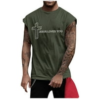 Muška ljetna majica za surfanje na plaži Plus size ležerni prozračni top bez rukava široka majica s printom muška košulja muške košulje