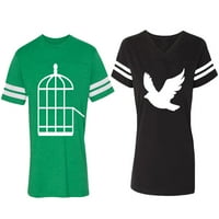 Pamučni dresovi upareni s kavezom za ptice