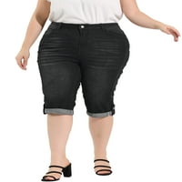 Jedinstveni prijedlozi kratke hlače Plus veličine za juniore iz poderanih traperica, traperice Capri