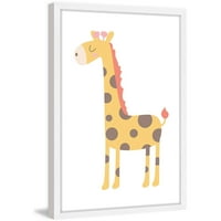 Uokvireni ispis slike Sretna žirafa Shanea Pitch
