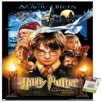 Hari Potter i čarobni kamen - zidni poster na jednom listu s gumbima, 22.375 34