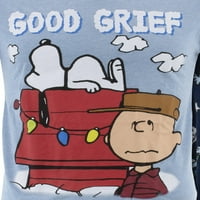 Kikiriki Snoopy muški Dobra tuga pidžama set