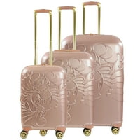 Komplet za prtljagu od ružičastog zlata u obliku čvrste površine