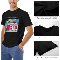 pamučna majica za muškarce casual majice kratkih rukava poklon majica Crna