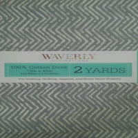 Waverly inspiracije pamuk 45 Yards Pretcut Helringbone siva tkanina za šivanje i izradu, svaka