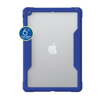 onn. Vitka robusna futrola za iPad - Blue Clear