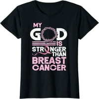 Moj Bog je jači od kršćanske majice na kojoj piše svijest o raku dojke
