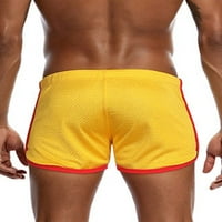Prozračne kratke hlače za trčanje s redovitim dizanjem, bokserice za plivanje na suho pristajanje, muške sportske mrežaste kratke