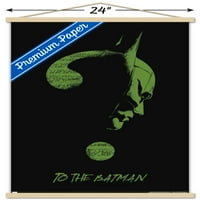 Zidni poster za stripove Batman Riddler u drvenom magnetskom okviru, 22.375 34