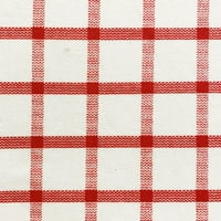 Shason Textile 45 Yd pamučna karirana tkanina za šivanje i zanatska tkanina, crvena i bijela