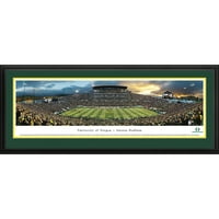 Oregon nogomet - Blakeway Panoramas NCAA College Tisak s luksuznim okvirom i dvostrukim prostirkom