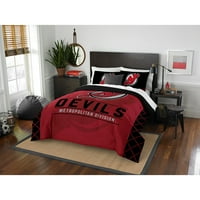 New Jersey Devils Comforter set, blizanac, dizajn nacrta, boje tima, poliester, set