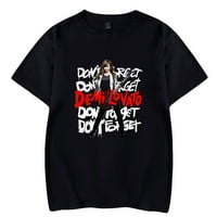 Demi Lovato Majica kratkih rukava majica majica Modni pulover za ljeto