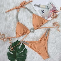 Kupaći kostim Ženski Bikini Set kupaći kostim s dva punila kupaći kostimi Odjeća Za plažu