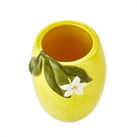 Vern Yip by SKL Home Citrus Grove Tumbler, žuti, keramički, 4 3.25 3.25