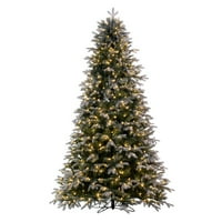 Umjetno božićno drvce unaprijed osvijetljeno Douglasovom jelom od 7,5 ' 56 toplo bijelo LED mini svjetlo od 7,5